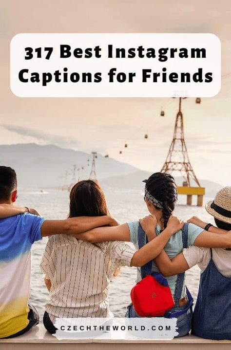 Best Instagram Captions for Friends (1) Instagram Post With Friends, Crazy Friends Caption, Funny Captions For Instagram, Bestfriend Captions For Instagram, Post With Friends, Friendship Captions, Family Captions, Best Friend Captions, Captions For Instagram Posts