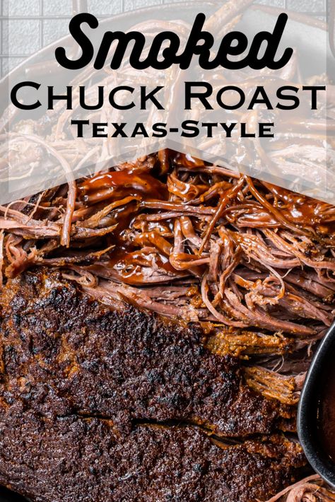 Chuck Roast On The Smoker, Chuck Roast In Smoker Recipe, Roast Grill Recipes, Traeger Chuck Roast, Pellet Smoker Chuck Roast, Beef Chuck Roast Recipes Grill, Electric Smoker Chuck Roast, Beef On Smoker, Different Ways To Cook Roast Meat