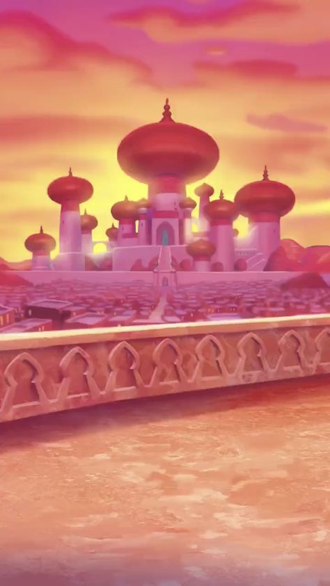 Aladdin Castle, Jasmine Castle, Aladin Disney, Aladdin Musical, Disney Royalty, Aladdin Wallpaper, Disney Castles, Disney Moments, Drawing Architecture