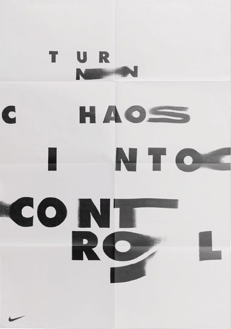 Turn Chaos into Control shared by ˗ˏˋannaˊˎ˗ Visuell Identitet, Typo Poster, Typography Images, Graphisches Design, 타이포그래피 포스터 디자인, Fashion Typography, Type Inspiration, Typographic Poster, Creative Typography