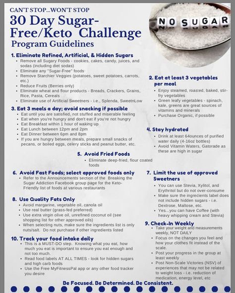 30 Day Sugar-Free/Keto Challenge | Sugar free diet plan, Sugar free diet, Keto diet food list 30 Day Low Carb Challenge, Keto Challenge 30 Day, Sugar Free Challenge 30 Day, 30 Days No Sugar Challenge, No Carb Challenge 30 Day, Sugar Free Diet Plan 21 Days, Sugar Free Food List, Sugar Free Diet Plan, Sugar Busters