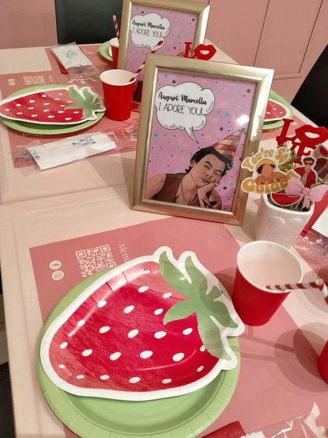 Harry Styles Bachelorette Party, Harry Styles Themed Party, Harry Styles Birthday Party Ideas, Harry Styles Birthday Party, Harry Styles Party Ideas, Harry Styles Party, One Direction Birthday, 18th Party Ideas, Harry Coded