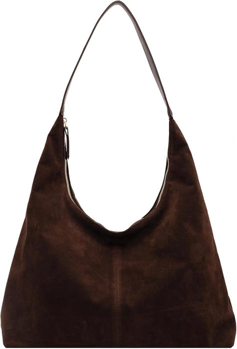 Price:$17.98
This suede bag for women features a minimalist magnetic flap design, with bow decoration, exuding modern style and luxury with its smooth and delicate texture.#fashion #womenswear #womensstyle #bag Hobo Purses And Bags, Fall Purses, Brown Suede Bag, Slouchy Tote Bag, Hobo Bags For Women, Purses Handbag, Prime Deals, Leather Hobo Bags, Slouchy Tote