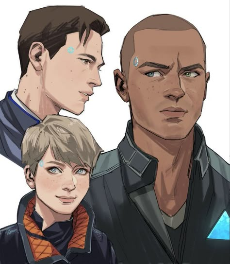 Detroit: Become Human, Detroit Become Human Connor, Becoming Human, Detroit Being Human, I Like Dogs, Human Drawing, Detroit Become Human, Human Art, Video Game Art