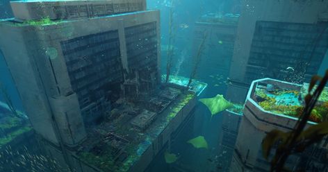 Breaking News, Social Media, Gadgets and Tech. Best funny pics, GIFs, videos, and Memes. Photography, Food and Travel. Sunken City, Underwater City, Concept Art World, Spaceship Earth, Star Wars Rpg, Post Apocalypse, Under Water, Environment Concept Art, Post Apocalyptic