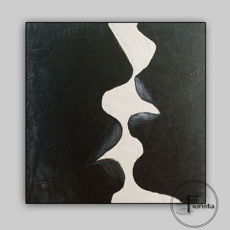 Minimalist Face Painting, Wall Painting Ideas Black And White, Minimalist Bedroom Painting, Easy Paintings Black And White, Modern Minimal Art Paintings, Easy Art Abstract, Minimal Painting Ideas On Canvas, Acrylic Painting Home Decor, Black Canvas Paintings Acrylics Abstract Art