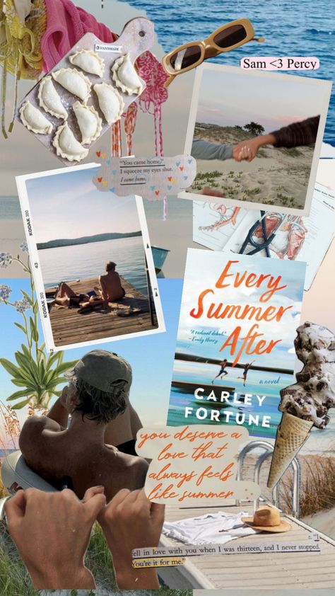 Every Summer After 🌊 #books #everysummerafter #reading Every Summer After Percy, Every Summer After, Every Summer After Book Aesthetic, Every Summer After Book, After Books, Carley Fortune, Summer Reads, Fav Books, Books Quotes