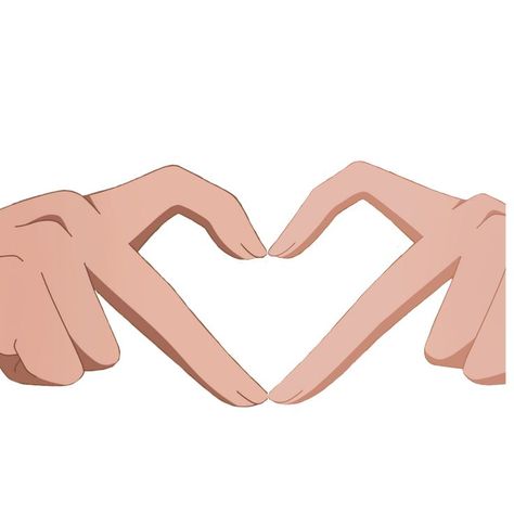 Couple Main, Heart Hand Sign, Hand Emoji, Animated Heart, Hands Icon, Hand Sticker, Anime Hands, I Love You Pictures, Anime Head