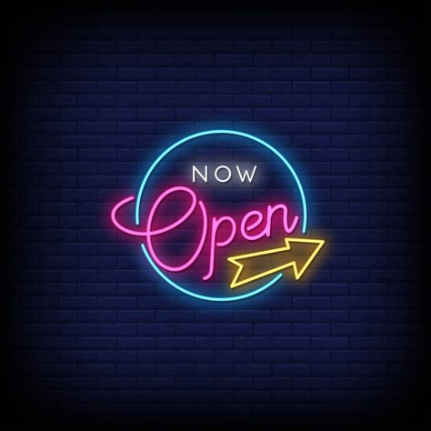 Now Open Sign, Web Development Logo, Signs Wallpaper, Graphic Design Mockup, Logo Online Shop, Neon Open Sign, Signs Design, Neon Signs Quotes, Signs Quotes