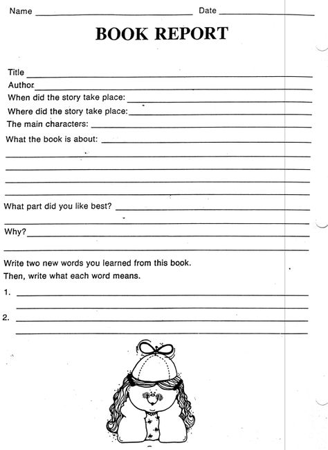 book report outline 5th  grade    http://teacherweb.com/CA/PomeloDriveElementary/MrsSanders/FIFTH-GRADE-BOOK-REPORT-INSTRUCTIONS.pdf 3rd Grade Book Report, Book Report Rubric, Book Report Ideas, 5th Grade Books, Book Report Template, 4th Grade Books, 3rd Grade Books, High School Books, Book Review Template