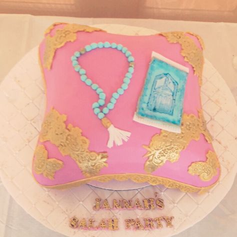 Salah Party Cake Salah Party Ideas, Salah Celebration, Salah Party, Amazing Cake, First Tooth, Party Cake, Fondant Cake, Party Cakes, 4th Birthday