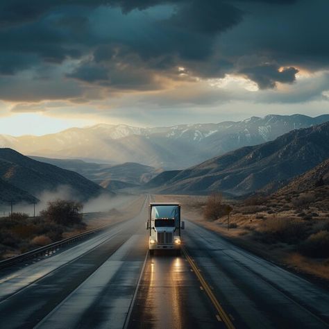 Truck Driver Aesthetic, Truck Branding, Truck Background, Truck Photography, Truck Driving, Truck Car, Semi Truck, Auto Insurance, Photo Photo