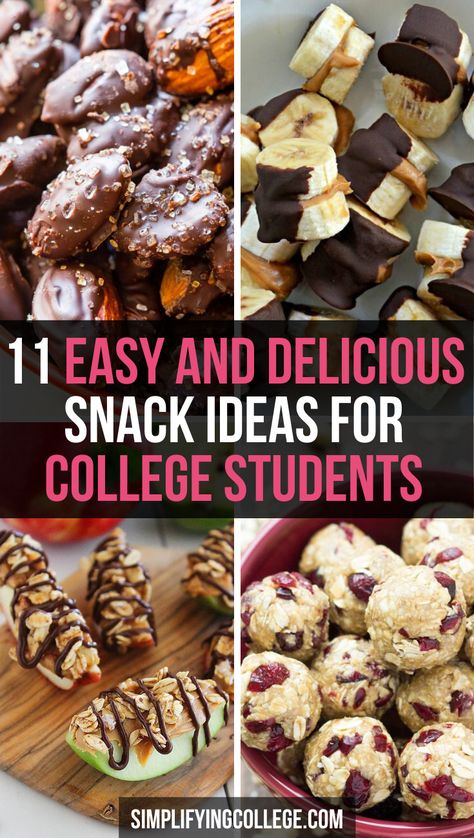 #HowToMakeHealthyFood Healthy Snacks College Students, Snacks For School College, Snacks For Class College, College Dessert Ideas, Snack Ideas For College Students, Snacks For University, College Snack Ideas, Healthy Snacks For College Students, Cheap Snack Ideas