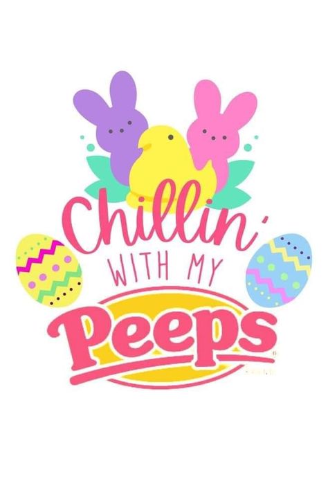 Easter Sublimation Designs, Chillin With My Peeps, Fathers Day Coloring Page, Easter Designs, Easter Festival, Png Images Free, Easter 2023, Easter Tumblers, Holiday Canvas