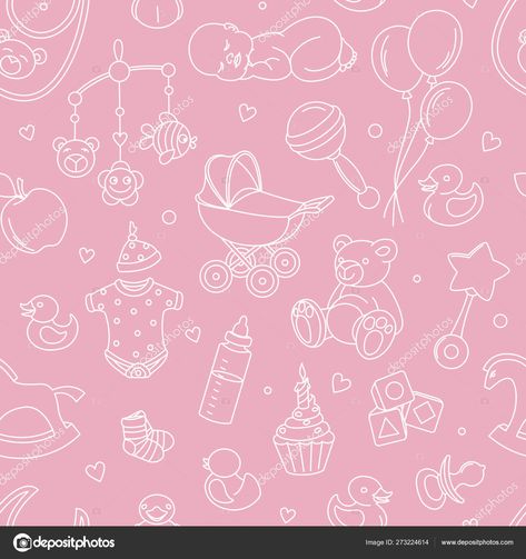 Shower Wallpaper, Wrapping Paper Wallpaper, Baby Shower Hamper, Party Vector, Baby Shower Wrapping, Baby Shower Labels, Girl Vector, Keyword Elements Canva, Butterfly Wallpaper Iphone