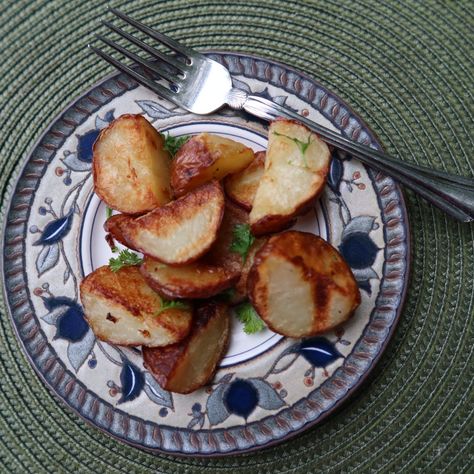 Brabant Potatoes -- a New Orleans Classic Brabant Potatoes, Potato Face, Natural Person, New Orleans Recipes, Cubed Potatoes, Passover Recipes, Ice Cream Pies, Diced Potatoes, White Potatoes