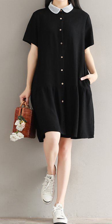 Big Size Fashion, Stand Collar Dress, Business Outfits Women, Over Size, Looks Chic, Collared Shirt, Pocket Dress, Business Outfits, Women's Summer Fashion