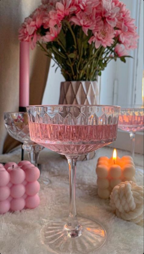 Bubble candles. Cube soy wax candle. Home decor candle. Candle aesthetic. Pink drink. Martini glass. Pink flowers. Aesthetic photos. Rich girl aesthetic. Instagram story inspiration. Sweet 16 Inspo, Aesthetics Pink, Candle Sets, Bubble Candle, Pink Drinks, Wax Candles, Candle Set, Scented Candle, Soy Wax Candles