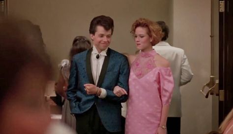 Movie Prom Dresses, John Hughes Movies, Jon Cryer, Pretty In Pink Dress, Pastel Pink Dress, Pink Movies, Requiem For A Dream, 80s Prom, Pink Costume