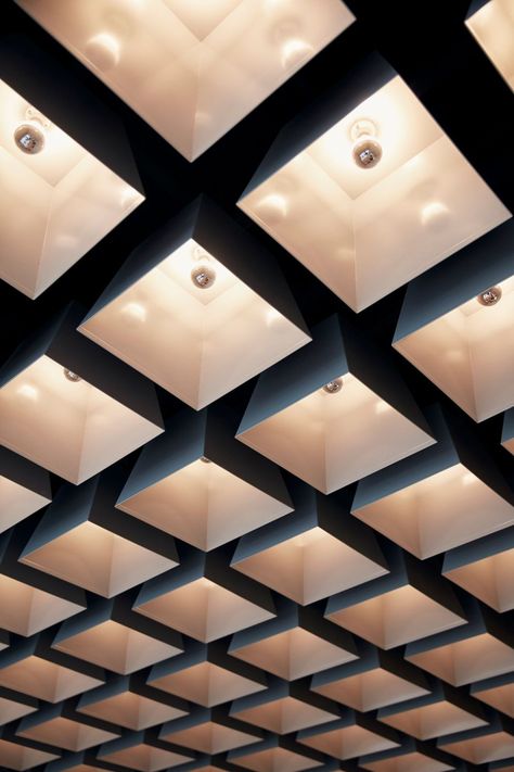 Blitz Design, Integrated Lighting, Office Ceiling, Ceiling Design Ideas, Architectural Lighting Design, Ceiling Design Modern, Ceiling Detail, False Ceiling Design, Coffered Ceiling