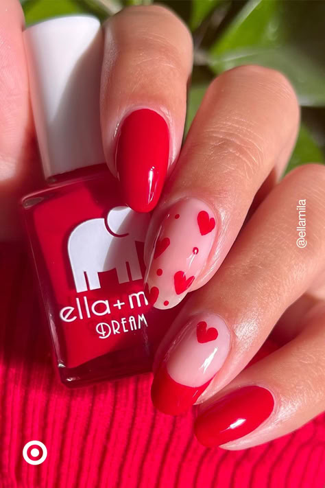 February calls for heart-y Valentine’s Day nails. From simple nail art to stunning ideas, create cute nail designs you’ll love throughout the month. Nail Inspo Coffin Short, Nail Ideas With Hearts, Acrylic Nail Art Ideas, Valentine Nail Art, February Nails, Lovely Nails, Daisy Nails, Girly Acrylic Nails, Simple Nail