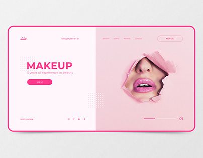 Makeup Web Design, Profile Makeup, Portfolio Layout Ideas, Graphic Moodboard, Creative Web Design, Beauty Boutique, Portfolio Layout, Graphic Design Inspo, Layout Ideas