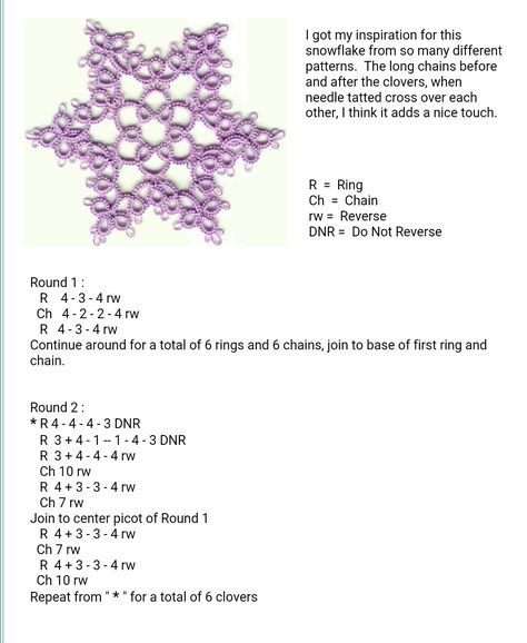 Shuttle Tatting Snowflakes, Tatted Snowflakes Pattern, Snowflake Tatting Pattern, Tatted Snowflakes Pattern Free, Tatting Snowflake Pattern, Needle Tatting Patterns For Beginners, Tatting Snowflake, Tatted Snowflakes, Needle Tatting Tutorial