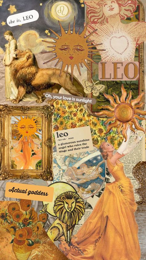 #aesthetic #zodiac #zodiacsign #astrology #leo Zodiac Leo Art, Aesthetic Zodiac, Shuffles Aesthetic, Leo Star Sign, Disney Movie Posters, Spiritual Wallpaper, Sunroom Decorating, Astrology Leo, Retro Wallpaper Iphone