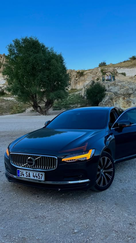 Volvo S90 Black, Volvo 2023, Volvo Aesthetic, S90 Volvo, Black Volvo, Dream Cars Range Rovers, Volvo Car, Black View, Volvo S90