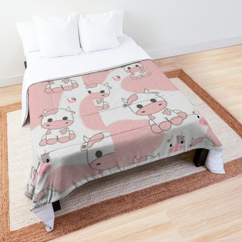 Get my art printed on awesome products. Support me at Redbubble #RBandME: https://www.redbubble.com/i/comforter/Cool-Pink-Cow-pattern-Delights-by-ChainsArt/149595931.UBAD9?asc=u Pink Cow, Cow Art, Cow Pattern, My Art, Awesome Products, Cow, Art Prints, For Sale, Pattern