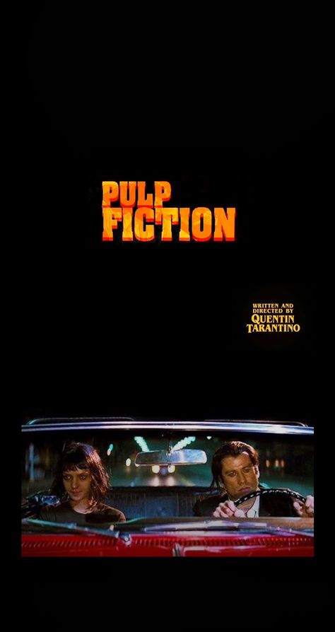 Movie Inspired Wallpapers, Alternative Film Posters, Movie Art Wallpaper, Pulp Fiction Wallpaper, Cool Movie Posters, Uma Thurman Pulp Fiction, Movie Poster Room, September Ends, Quentin Tarantino Movies