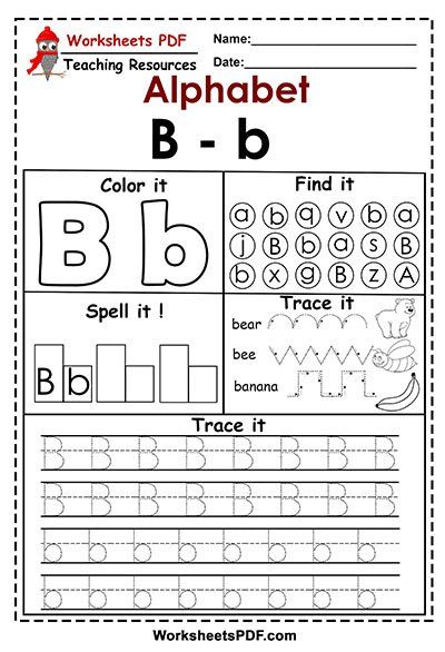 Letter B – b ( Activities – Free Printables ) Letter B Worksheet, B Worksheet, Letter B Activities, Letter B Worksheets, Printable Alphabet Worksheets, Flamingo Craft, Abc Worksheets, Alphabet Worksheets Kindergarten, Alphabet Kindergarten