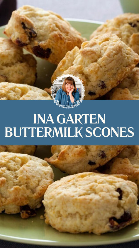 Ina Garten Buttermilk Scones Buttermilk Scones Recipe, Perfect Scones Recipe, Buttermilk Scone Recipe, Buttermilk Scones, English Scones, Scones Recipe Easy, Homemade Scones, Scones Easy, Cheese Scones