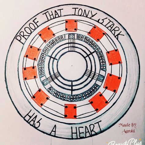 Iron Man Heart Drawing, Iron Man Arc Reactor Drawing, Iron Man Doodle Art, Tony Stark Heart Drawing, Iron Man Heart Tattoo, Arc Reactor Drawing, How To Draw Iron Man, Iron Man Doodle, Marvel Drawing Ideas Easy