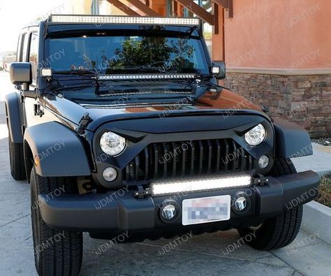 Jeep Wrangler Light Bar, Jeep Light Bar, Jeep Led Lights, Jeep Wrangler Lights, Wrangler Interior, Jeep Wrangler Interior, 2013 Jeep Wrangler Unlimited, Jeep Gear, 2008 Jeep Wrangler