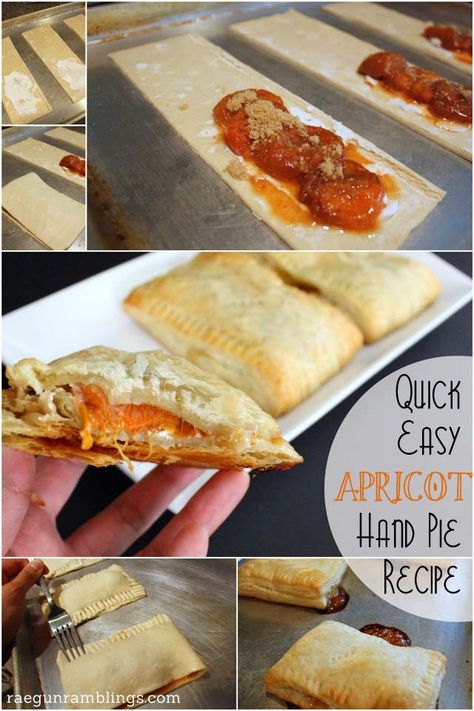 Apricot Hand Pies, Apricots Recipes, Fried Fruit, Fried Hand Pies, Fried Pie, Cream Cheese Puff Pastry, Savory Baking, Apricot Recipes, Fruit Pies