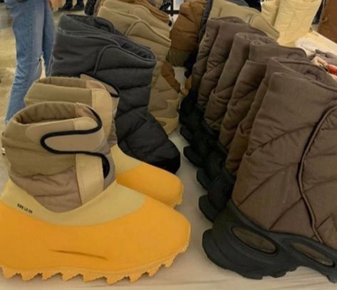 adidas Yeezy Knit Runner Boot Sulfur Release Date - SBD Yeezy Knit Runner, Knit Runner, Yeezy Fashion, Yeezy Outfit, Yeezy Boots, Yeezy Season, Archive Fashion, Season 8, Trendy Shoes