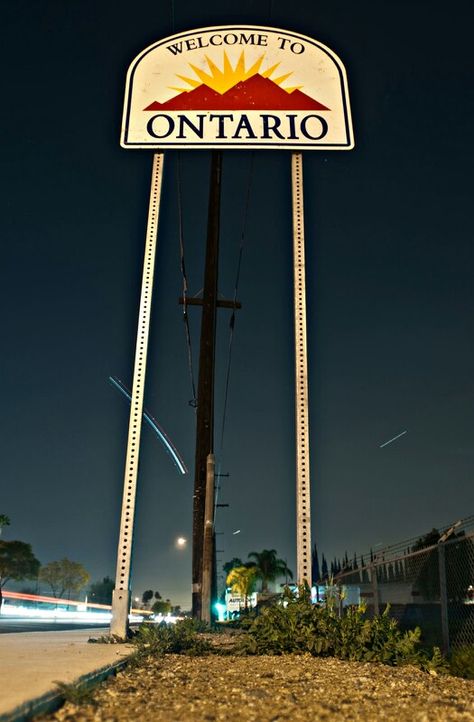 Big O Town!!! Ontario California, O Town, State Of California, Big O, State Signs, Inland Empire, Area Codes, Rancho Cucamonga, California State