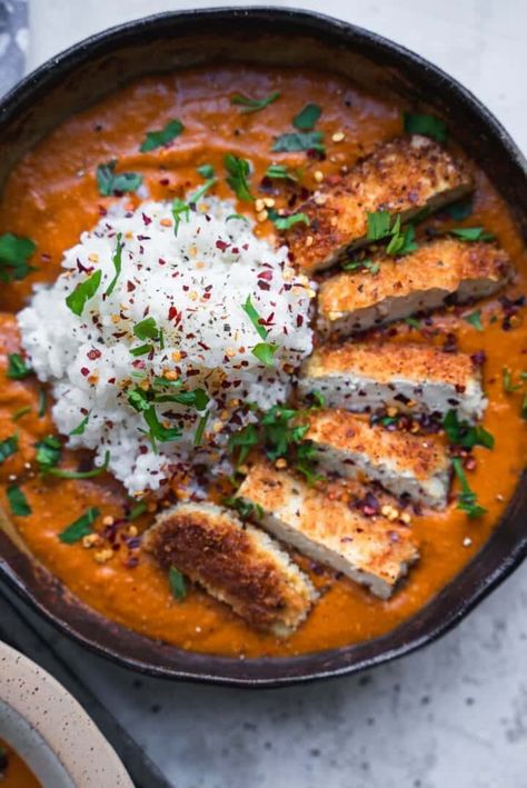 Tofu Katsu Curry, Vegan Katsu Curry, Katsu Curry Recipe, Tofu Katsu, Katsu Curry Recipes, Katsu Curry, Vegan Tofu, Vegan Potato, Tasty Vegetarian Recipes