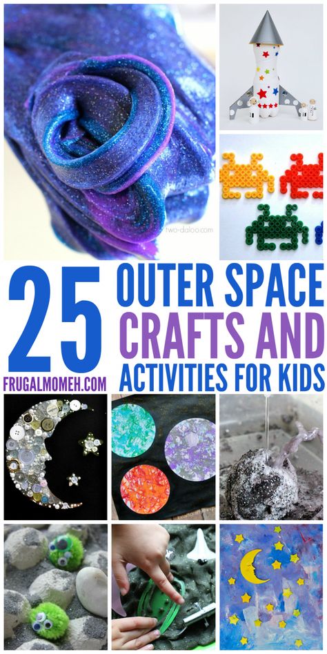 Space Themed Activities For Kids, Themed Activities For Kids, Outer Space Crafts, Space Activity, Space Week, Homeschooling Activities, Space Activities For Kids, Space Preschool, Library Space