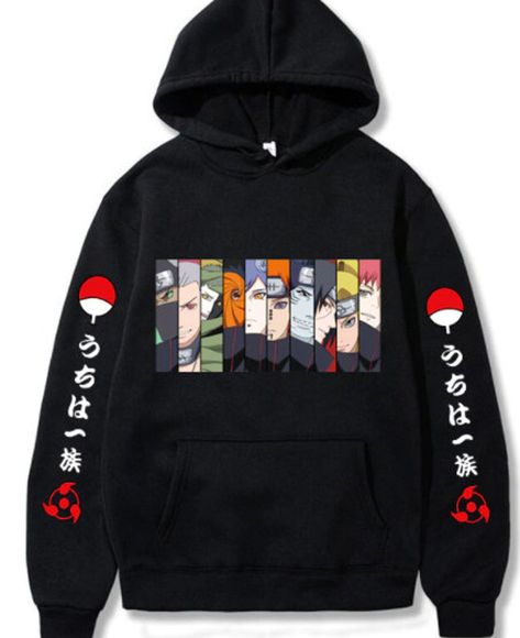 Akatsuki Hoodie, Akatsuki Members, The Akatsuki, Naruto Hoodie, Sasuke Cosplay, Japanese Street Wear, Loose Hoodie, Yellow Hoodie, Streetwear Tops