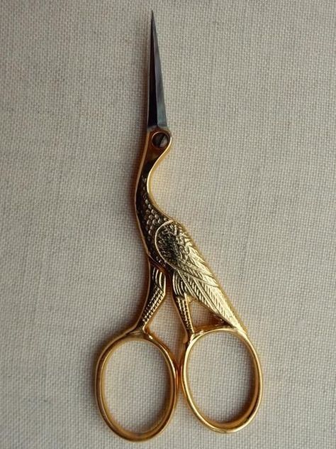 Otgw Scissors, Stork Scissors Tattoo, Over The Garden Wall Scissors, Scissor Aesthetic, Aesthetic Scissors, Scissors Aesthetic, Decorative Scissors, Stork Scissors, Antique Scissors