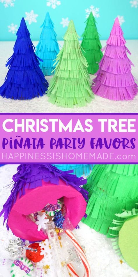 Make Your Own Christmas Tree, Christmas Fiesta, Piñata Party, Mexican Christmas Decorations, Ward Christmas Party, Pinata Party, Mexican Christmas, Christmas Party Themes, Kids Christmas Party