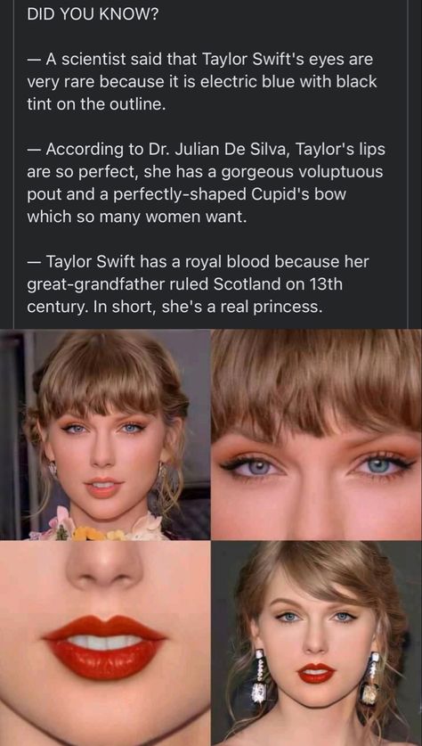 Lover Heart Eye Taylor Swift, Taylor Swift Lips, Knife Eyeliner, Gorgeous Taylor Swift, Taylor Swift Eyes, Rare Eyes, I 3 U, Bored Af, Cupids Bow