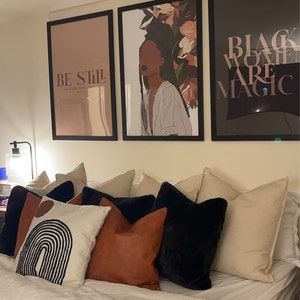 Black Women Bedroom Decor, Black Art For Bedroom, Black Woman Bedroom Decor, Black Woman Room Decor, Black Art Bedroom Decor, Black Art Bedroom, Black Art Home Decor, Black Woman Apartment Decor, Black Woman Bedroom Ideas