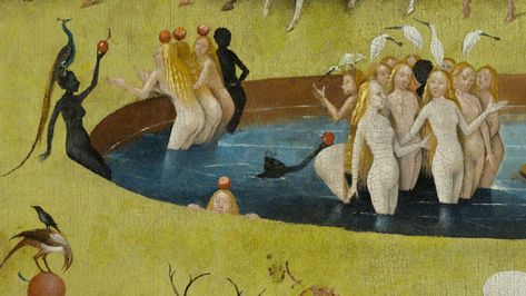 Hieronymus Bosch Paintings, Hieronymous Bosch, The Garden Of Earthly Delights, Earthly Delights, Dark Art Photography, Garden Of Earthly Delights, Late Middle Ages, Hieronymus Bosch, Dutch Painters