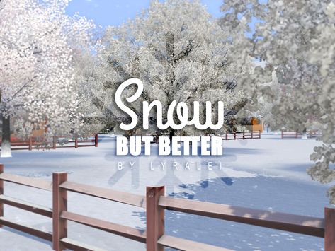 Better snow textures! Weather Mod Sims 4, Sims 4 Winter Furniture Cc, Sims 4 No Zzz Mod, Sims 4 Winter Loading Screen, Sims 4 Drama Mod, Sims 4 Snowy Escape Cc, Sims 4 Cc Override, Sims 4 Main Menu Override, Sims 4 Cold Weather Cc