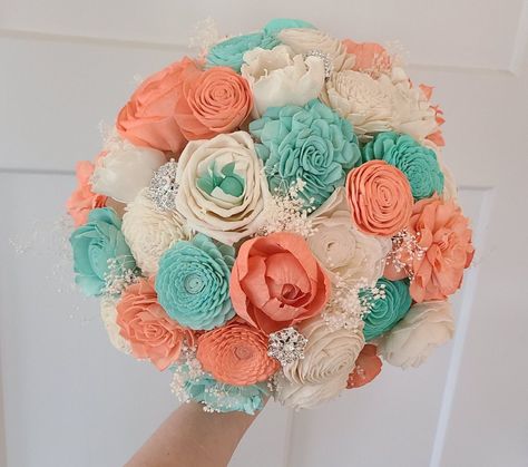 Turquoise Coral And Grey Wedding, Coral And Teal Beach Wedding, Coral And Tiffany Blue Wedding, Coral And Teal Wedding Bouquet, Aqua And Coral Wedding, Light Blue And Coral Wedding, Summer Beach Wedding Colors, Beach Wedding Ideas Colors, Teal And Peach Wedding