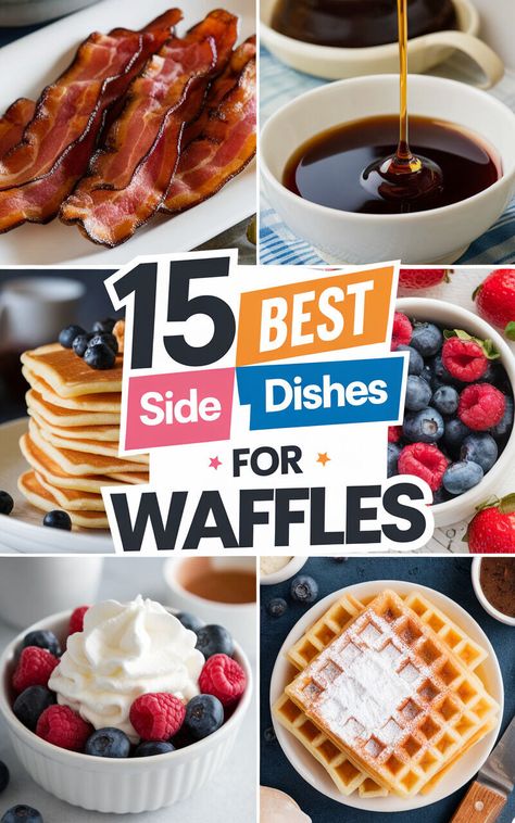 Enjoy a delicious and satisfying breakfast with these perfect waffle serving suggestions! 🍌🍯🍇 #wafflelove #breakfastideas What To Eat With Waffles, What Goes With Waffles, What To Serve With Waffles, Waffle Bar Ideas Brunch Party, Apple Waffle Recipe, Banana Split Recipes, Waffle Sandwich Breakfast, Pumpkin Waffles Recipe, Waffle Ice Cream Sandwich