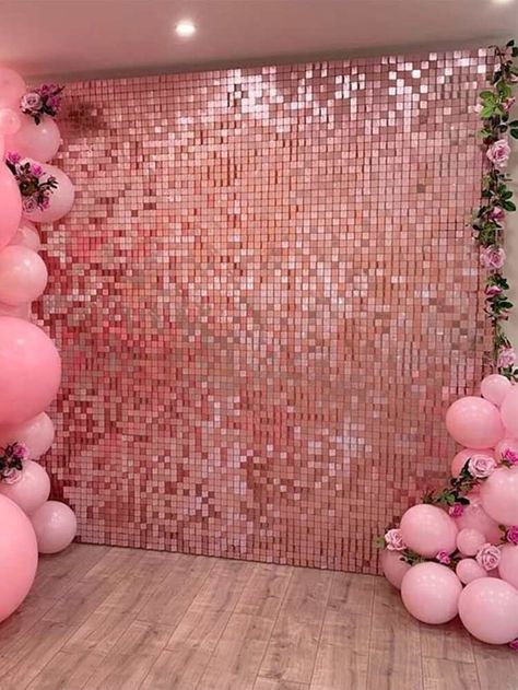 Teenage Dream Birthday Party Theme, 70s Theme Party Backdrop, Pink Theme 21st Birthday Party, Y2k Theme Decorations, Pretty Woman Party Theme, Easy Cheap Party Decorations, Birthday Party Decorations Pink And Gold, Bachelorette Party Rose Gold, Mariah Carey Themed Birthday Party